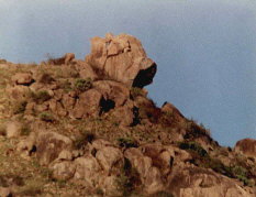 Nandi Formed on Top of the hill